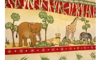 Tissu bandes d'Afrique