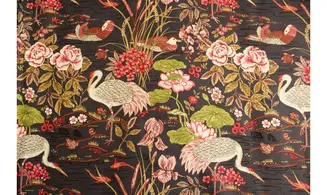 Tissu jardin des eaux