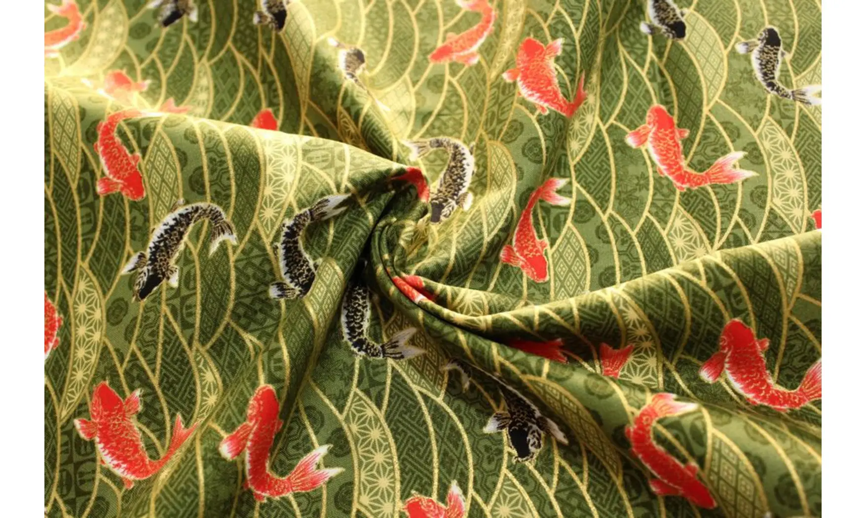 Tissu japonais Naka poissons