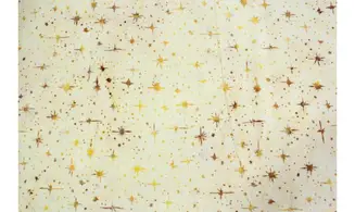 Batik étoilé jaune pale