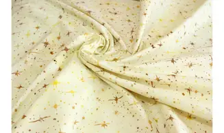 Batik étoilé jaune pale