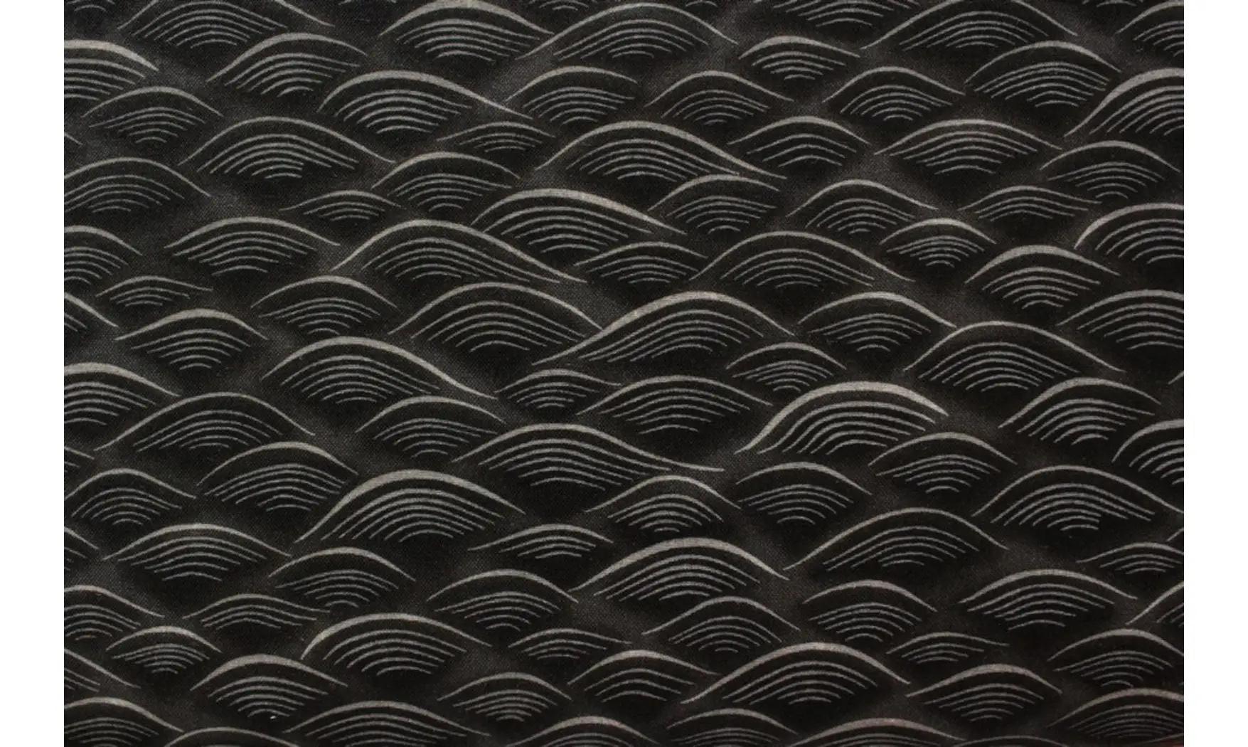 Tissu japonais noir dunes grises