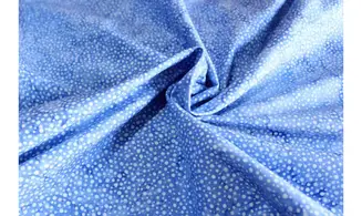 Batik bleu pointillisme