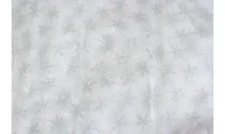 Tissu frosty snowflake