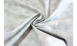 Tissu frosty snowflake