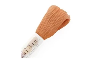 Fil Sashiko pastel souci 40m