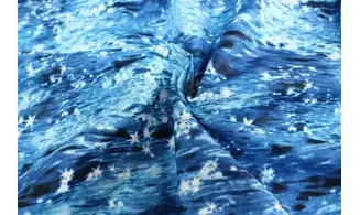 Tissu mer scintillante