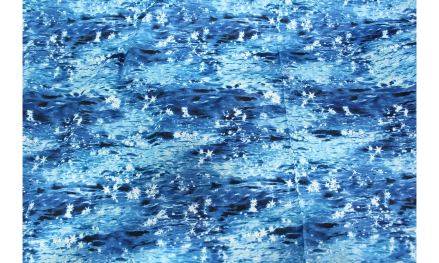 Tissu mer scintillante