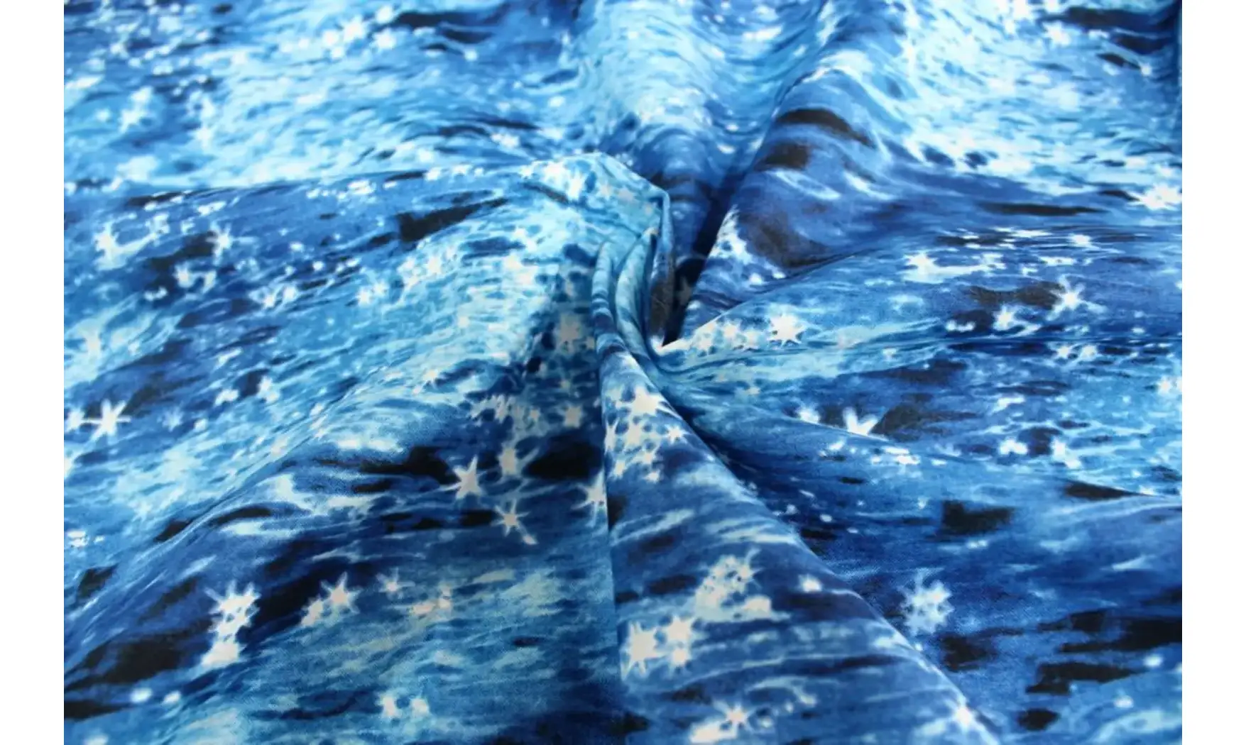 Tissu mer scintillante