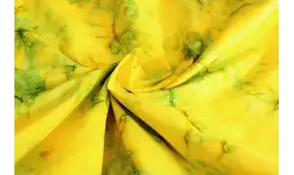 Batik multi jaune vert