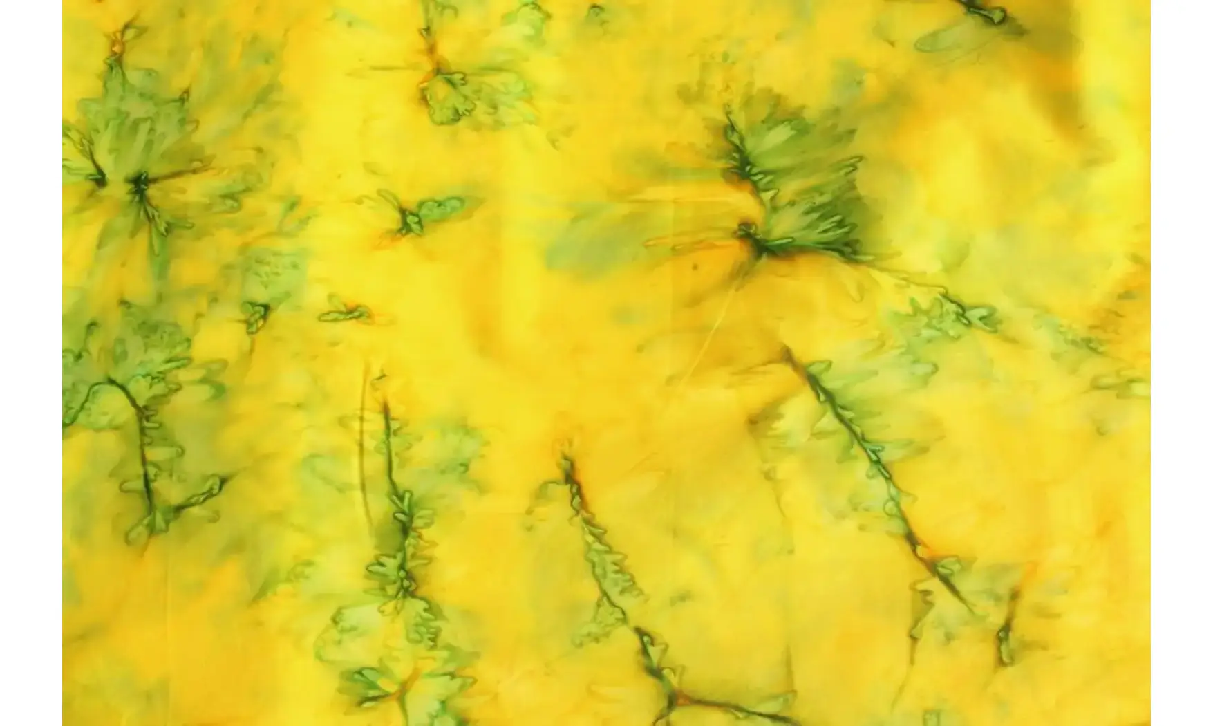 Batik multi jaune vert