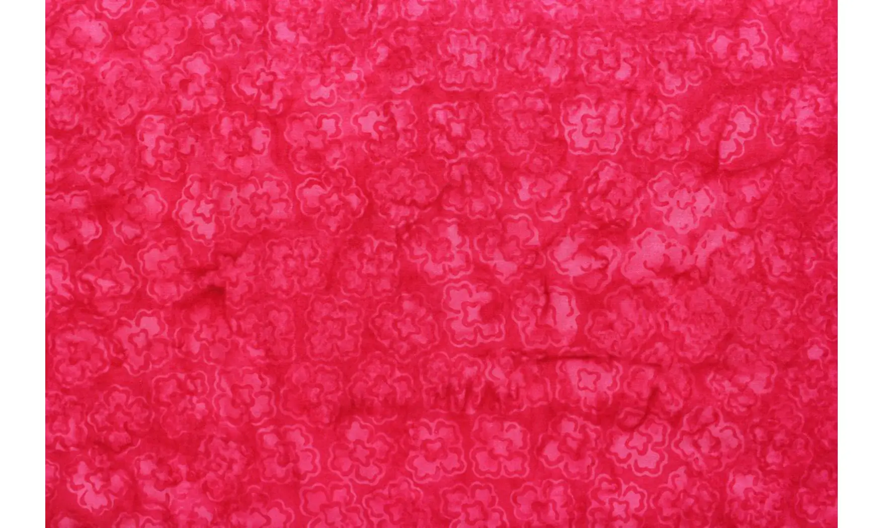 Batik rose petites fleur tons sur ton