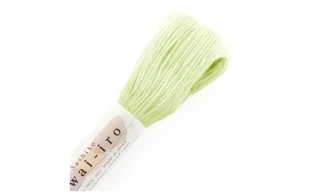 Fil Sashiko pastel citron vert 40m