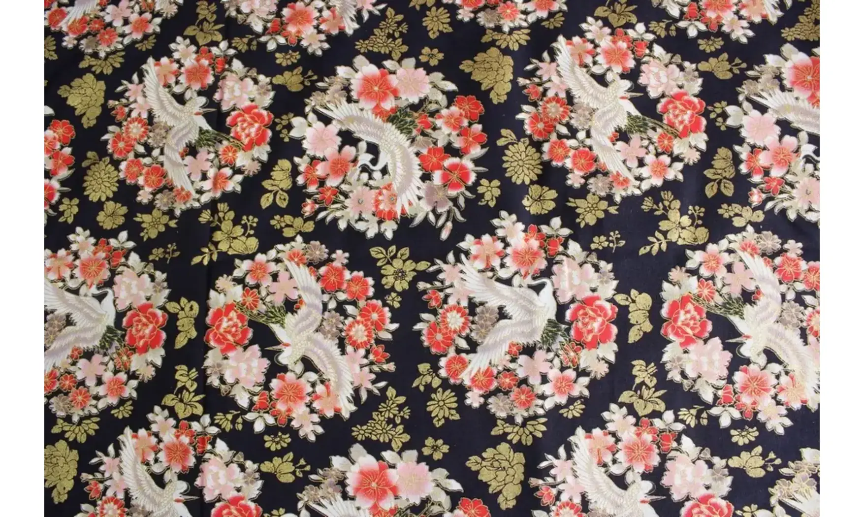 Tissu couronnes d'oiseaux