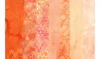 Tesselation orange saumon