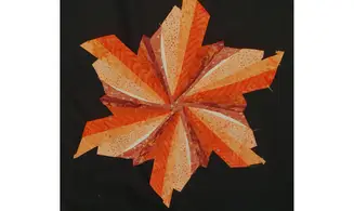 Tesselation orange saumon