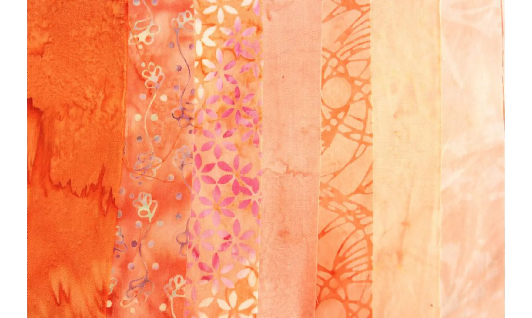 Tesselation orange saumon