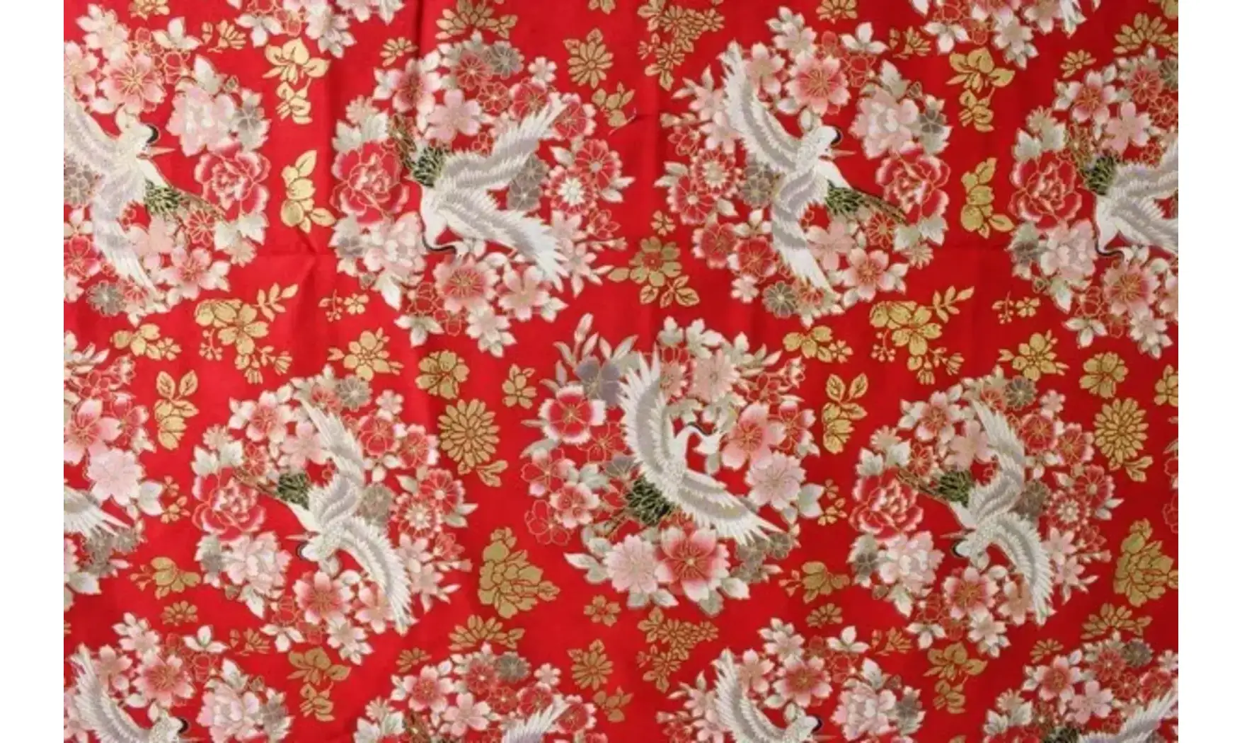 Tissu couronnes d'oiseaux