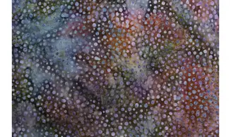 Batik pointillisme multi sombre