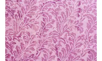 Batik violet feuillage