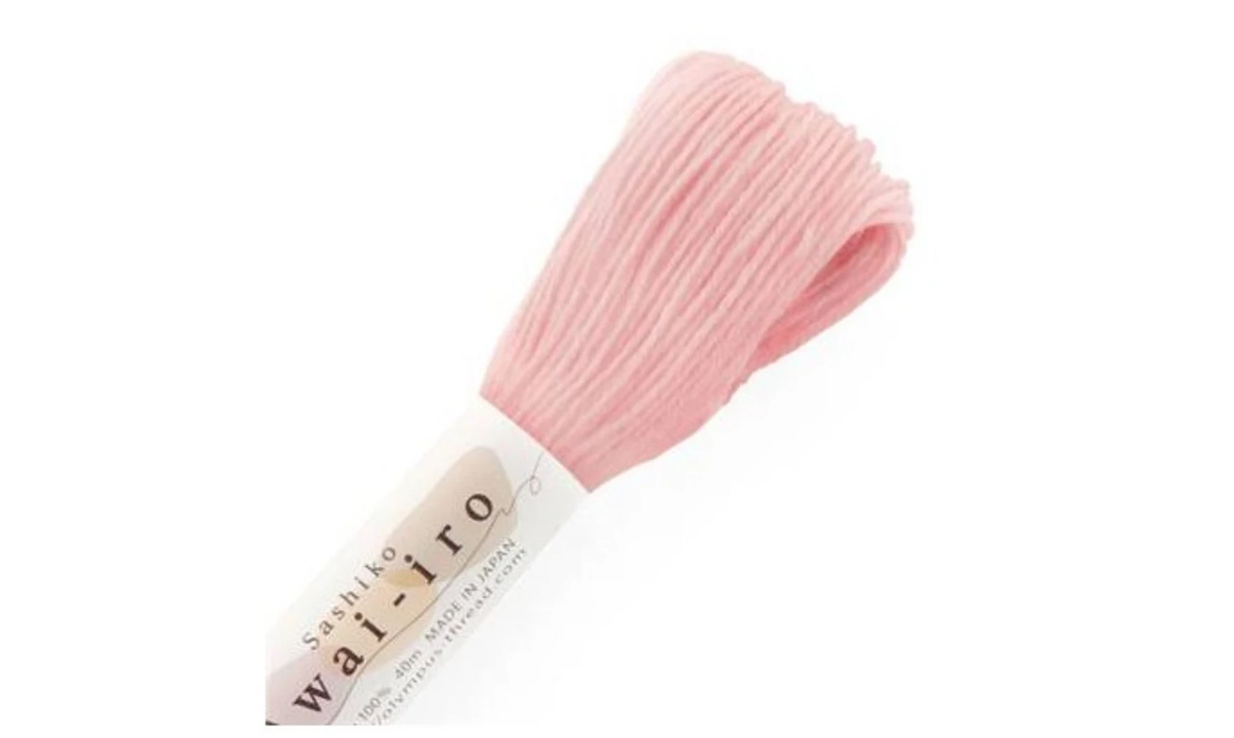 Fil Sashiko pastel lilas 40m