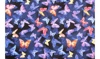 Tissu papillons de lumière