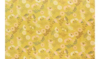 Tissu "un petit oiseau m'a dit"