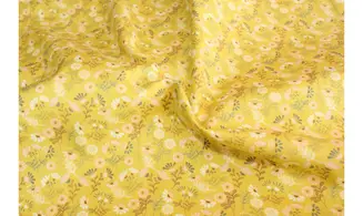 Tissu "un petit oiseau m'a dit"