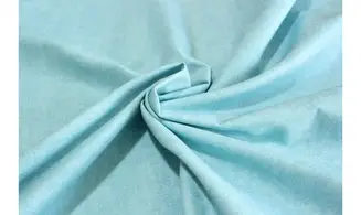 Tissu bleu vert clair Mélange