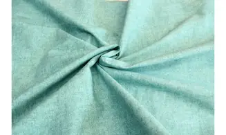 Tissu bleu vert Mélange