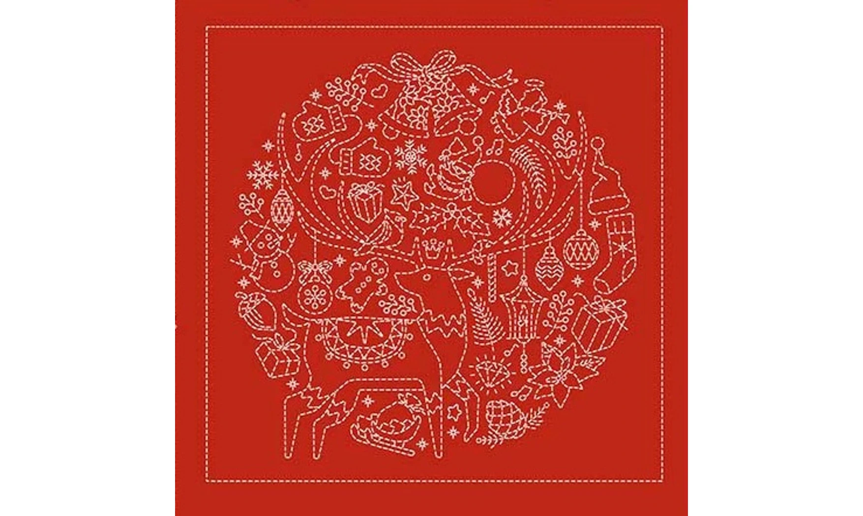 Coupon tissu Sashiko 30 x 30 cm