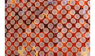 Tissu design cercles