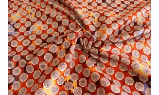 Tissu design cercles