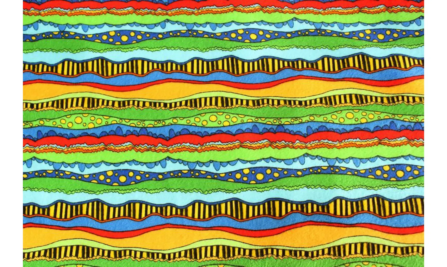 Flanelle rayures déjantées