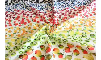 Tissu multi fruits