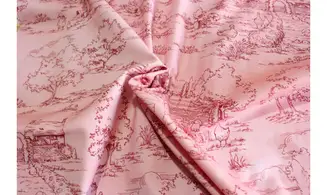 Tissu le chemin des lapins