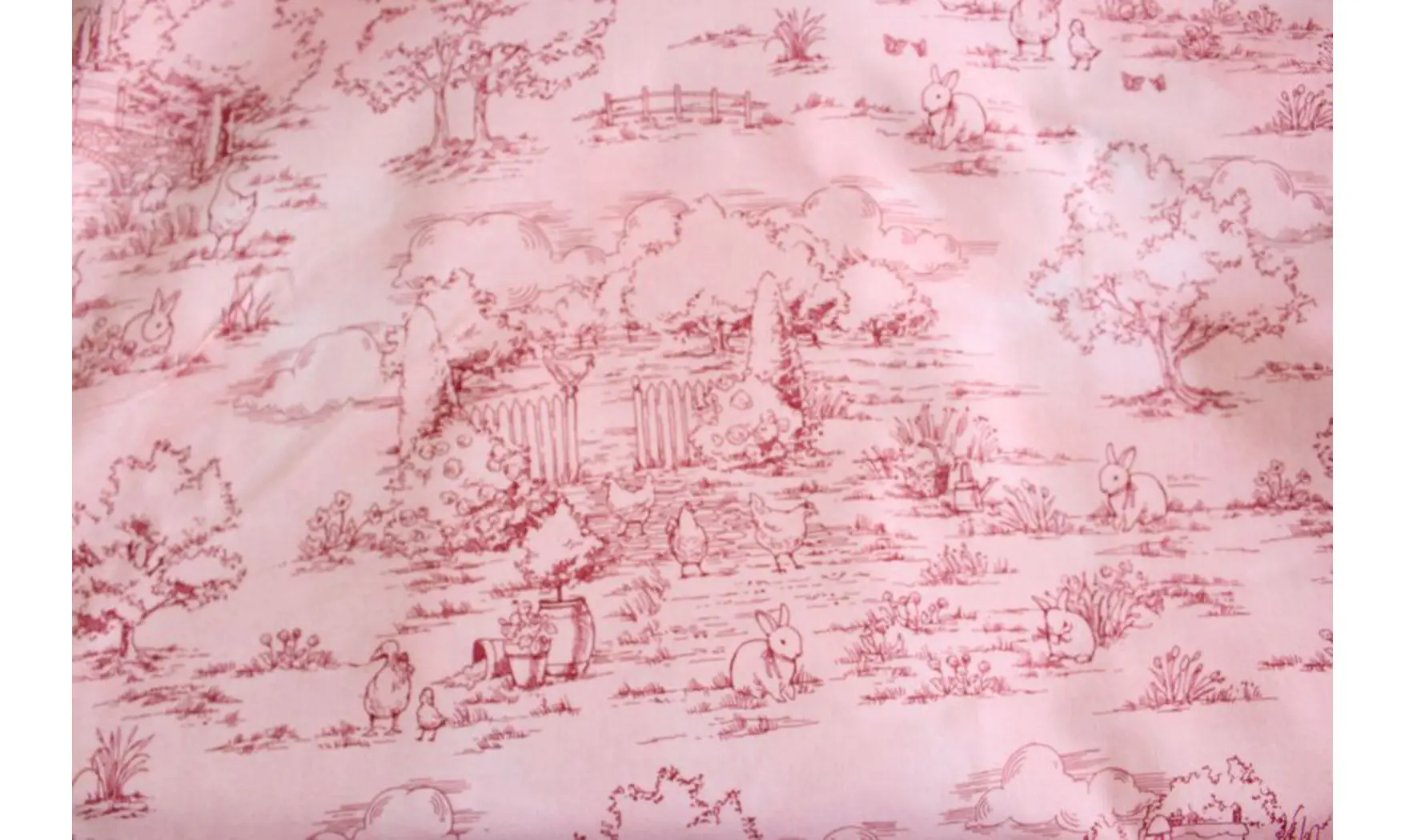 Tissu le chemin des lapins