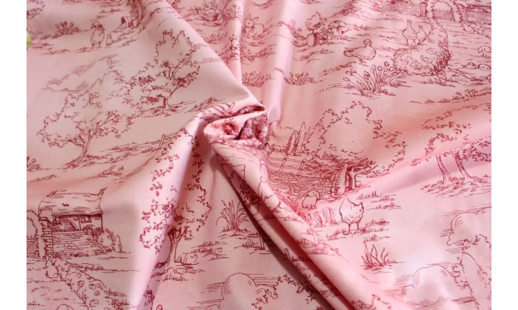 Tissu le chemin des lapins