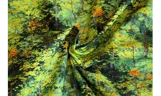 Tissu lumière de la forêt