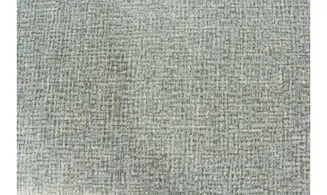 Tissu gris Burlap reflet vert