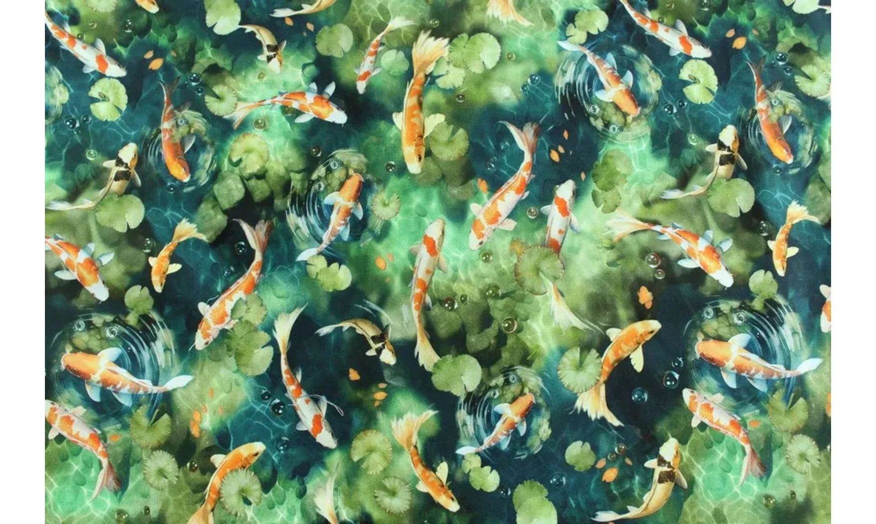 Tissu poissons Koï