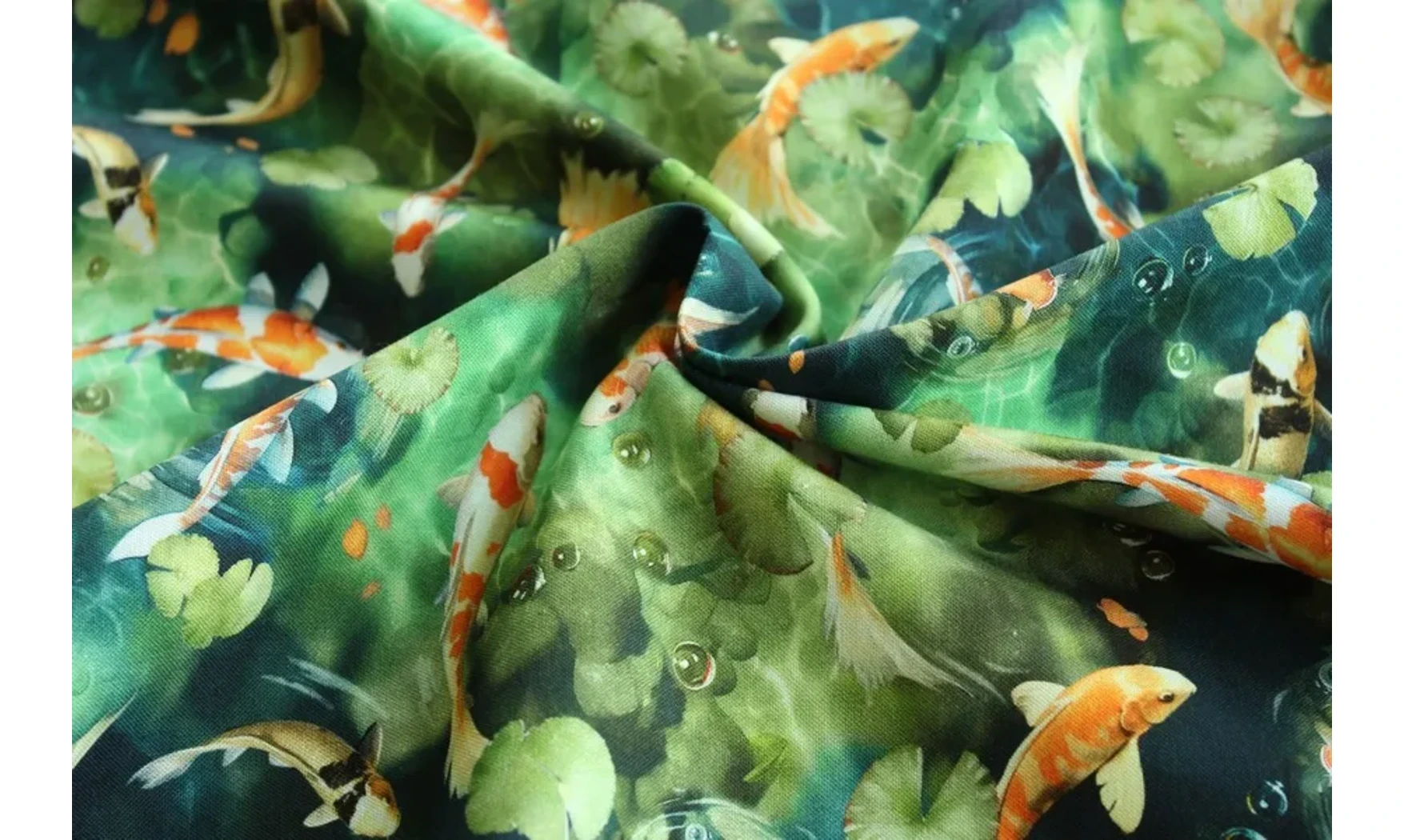 Tissu poissons Koï