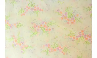 Tissu douceur de fleurs