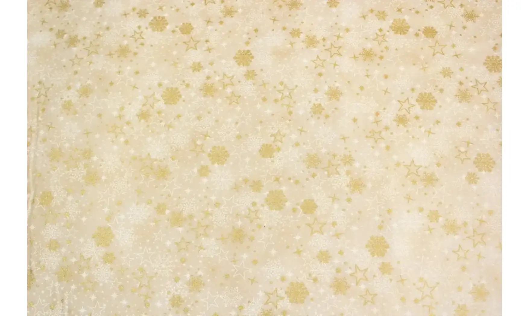 Tissu flocons et étoiles