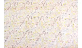 Tissu "un petit oiseau m'a dit"