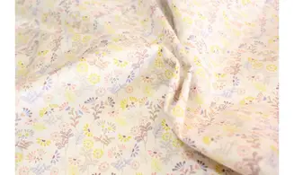 Tissu "un petit oiseau m'a dit"