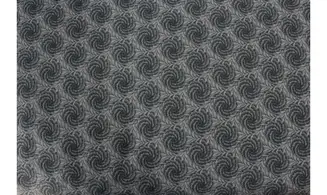 Tissu gris spirales