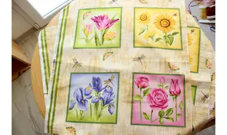 4 cadres fleurs de printemps