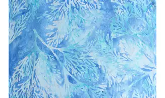 Batik algues turquoises