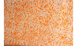 Batik orange et blanc design